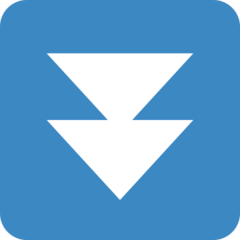 Twitter fast down button