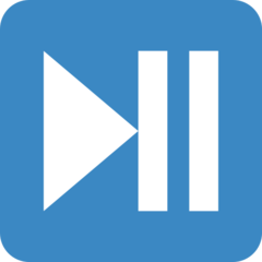 Twitter play or pause button