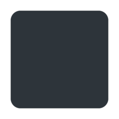 Twitter black medium square