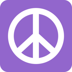Twitter peace symbol