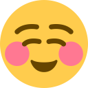 Twitter smiling face