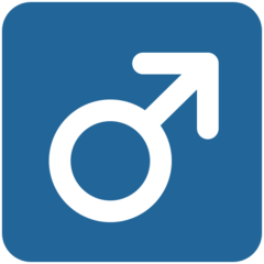 Twitter male sign