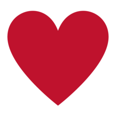 Twitter heart suit