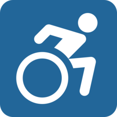 Twitter wheelchair symbol