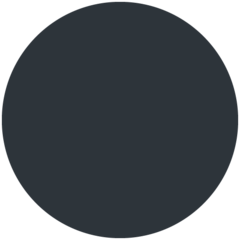 Twitter black circle