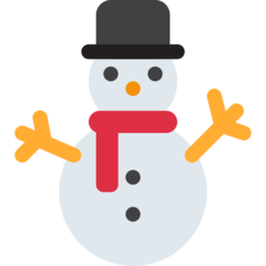 Twitter snowman without snow