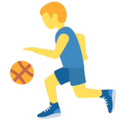 Twitter man bouncing ball