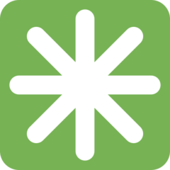 Twitter eight-spoked asterisk