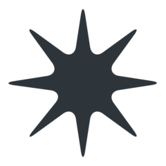 Twitter eight-pointed star