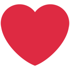 Twitter red heart
