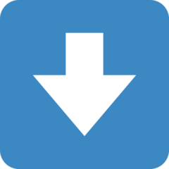 Twitter down arrow