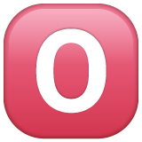 WhatsApp O button (blood type)