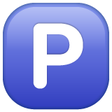 WhatsApp P button