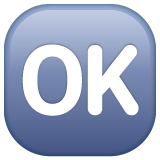 WhatsApp OK button