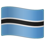 WhatsApp flag: Botswana