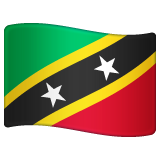 WhatsApp flag: St. Kitts & Nevis