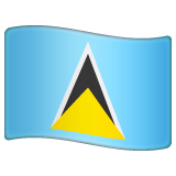 WhatsApp flag: St. Lucia