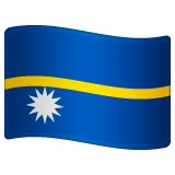 WhatsApp 瑙鲁国旗