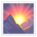 WhatsApp sunrise over mountains