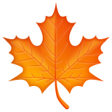 WhatsApp maple leaf