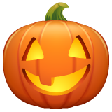 WhatsApp jack-o-lantern