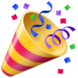 WhatsApp party popper