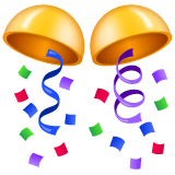 WhatsApp confetti ball
