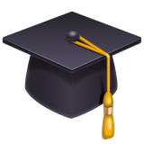 WhatsApp graduation cap