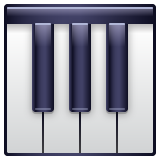 WhatsApp musical keyboard