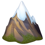 WhatsApp snow-capped mountain