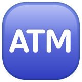 WhatsApp ATM sign
