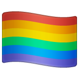 WhatsApp rainbow flag