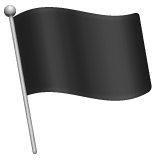 WhatsApp black flag