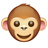 WhatsApp monkey face