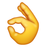 WhatsApp OK手势