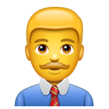 WhatsApp man office worker