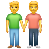 WhatsApp men holding hands