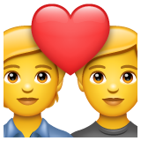 WhatsApp couple with heart