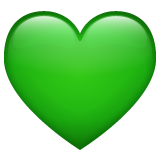 WhatsApp green heart