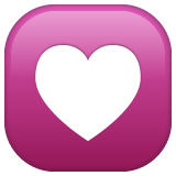 WhatsApp heart decoration