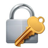 WhatsApp locked with key
