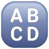 WhatsApp input latin uppercase