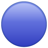 WhatsApp blue circle