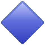WhatsApp large blue diamond