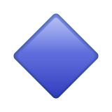 WhatsApp small blue diamond