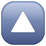 WhatsApp upwards button