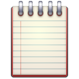WhatsApp spiral notepad