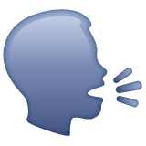 WhatsApp speaking head