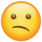 WhatsApp 困惑的表情