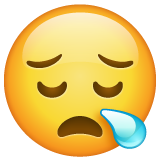 WhatsApp sleepy face
